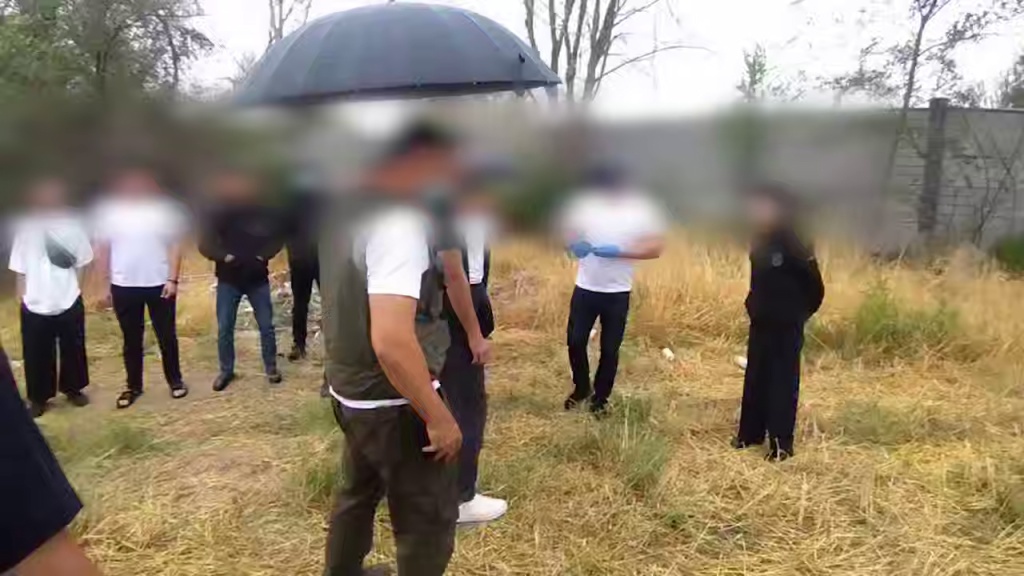 В Ташкентской области поймали иностранца с килограммом мефедрона. Видео