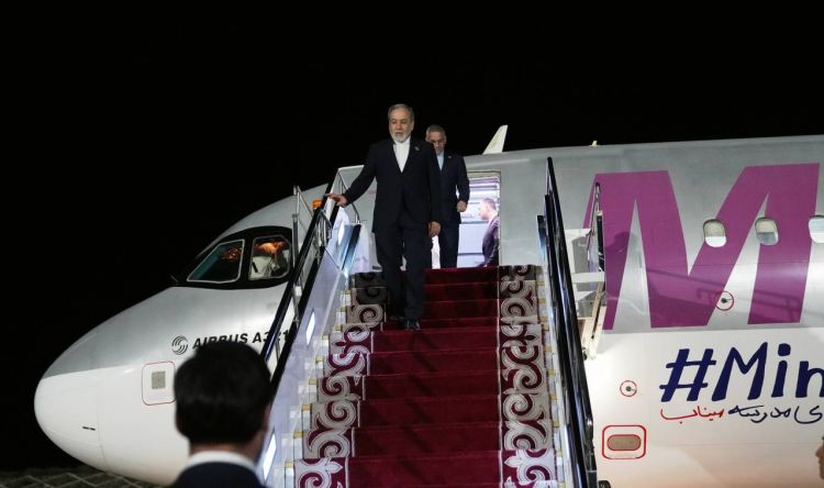 Iranian Foreign Minister Abbas Araghchi arrives in Kyrgyzstan