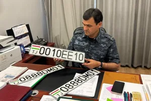 В аэропорту Душанбе изъяли поддельные автомобильные номера