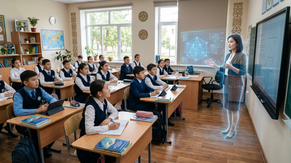 Цифровой учитель и живые педагоги: как ИИ меняет образование в Казахстане