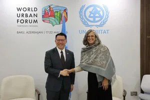 Минг и Россбах обсудили в Баку сотрудничество Малайзии и UN-Habitat