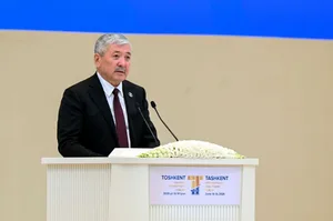 Cabinet Chairman of Kyrgyzstan makes speech at Tashkent Investment Forum