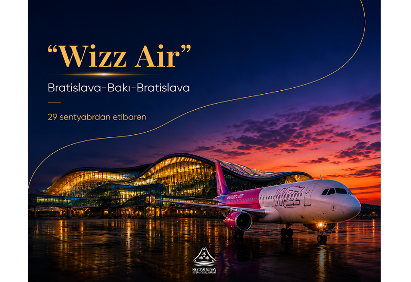 Wizz Air открывает прямые рейсы между Баку и Братиславой