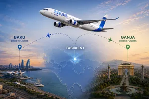 FLYONE Asia начала выполнение регулярных рейсов в аэропорты Баку и Гянджи