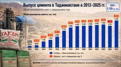 Цементный парадокс. Нужны ли Таджикистану новые заводы при избытке мощностей?