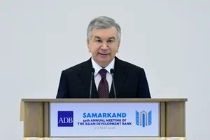 Президент Узбекистана поблагодарил Президента Ильхама Алиева за вклад в повышение международного авторитета ОТГ