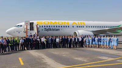 Somon Air получила первый лайнер Boeing-737-8 MAX