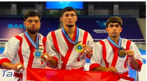 Таджикские борцы выиграли два золота и три серебра на чемпионате мира в Баку