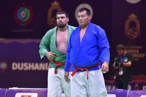 Сборная Таджикистана выиграла десять медалей на чемпионате Азии по курашу