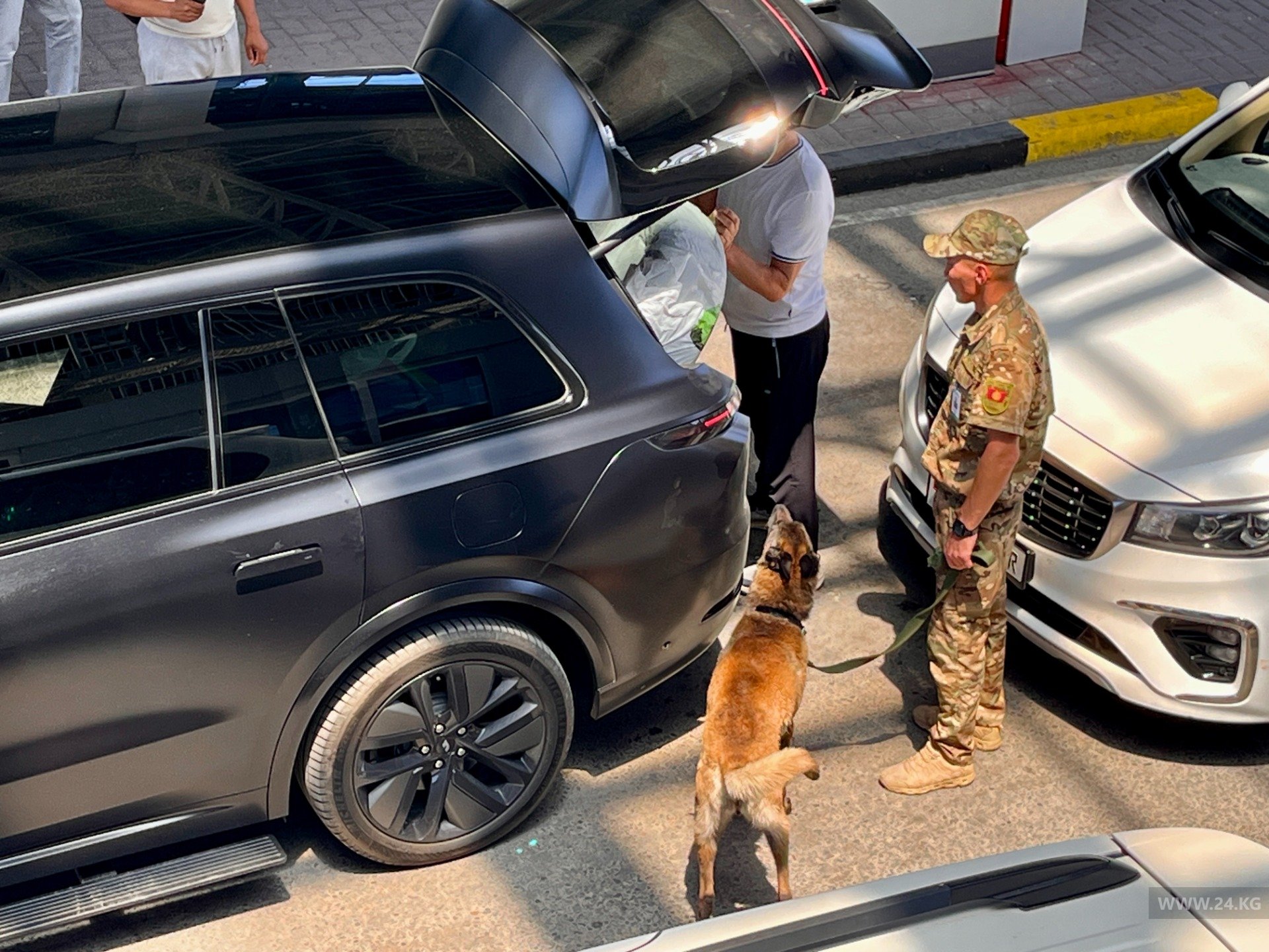 Как проходит досмотр авто, показали на КПП «Ак-Жол — автодорожный»