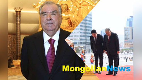 Президент Таджикистана посетил Национальный музей Чингисхана. Фото