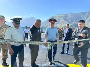 В Баткенской области открыли новый пограничный пост на границе с Узбекистаном