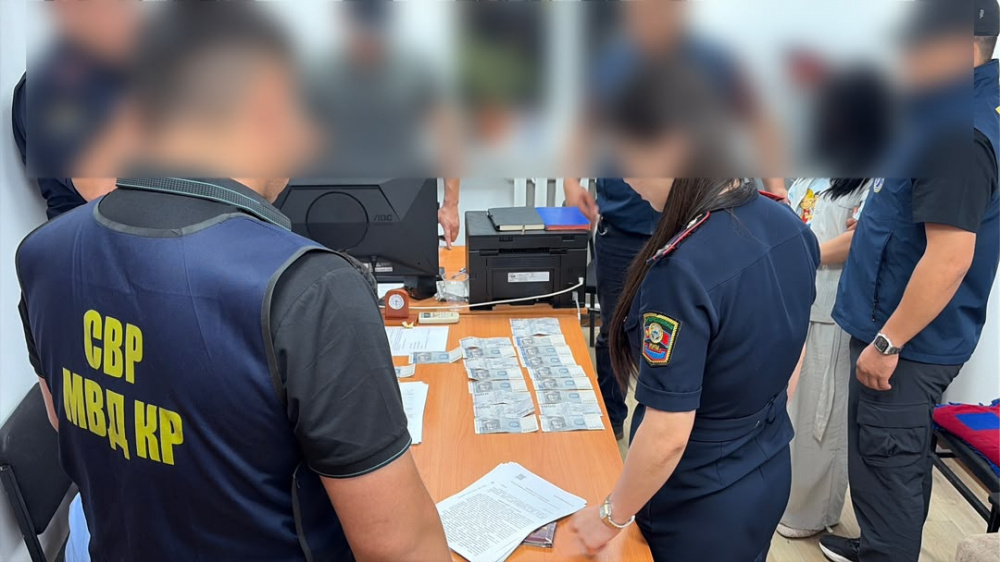 В Бишкеке женщину подозревают в даче взятки сотруднику милиции (видео)